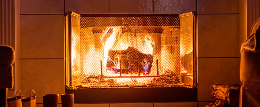 Mendota Hearth Landscape Fireplace Installation in Rubidoux, California