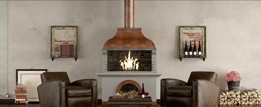 Thelin Hearth Products Providence Pellet Insert Fireplace Installation in Rubidoux, CA