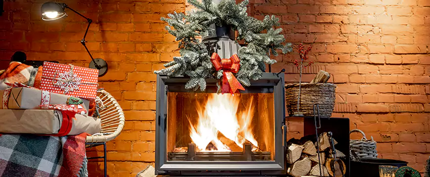 Travis Industries Linear Gas Fireplace Installation in Rubidoux, California
