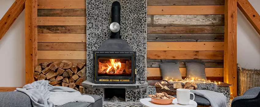 Thelin Hearth Products Direct Vent Gas Stove Fireplace Inspection in Rubidoux, California